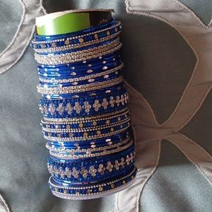 One sleeve of Hindu/Indian bangle bracelettes